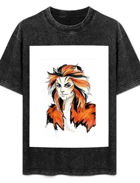 Macavity T-Shirt Simple Line Art Print Tee - Aliexpress - FashionsVida