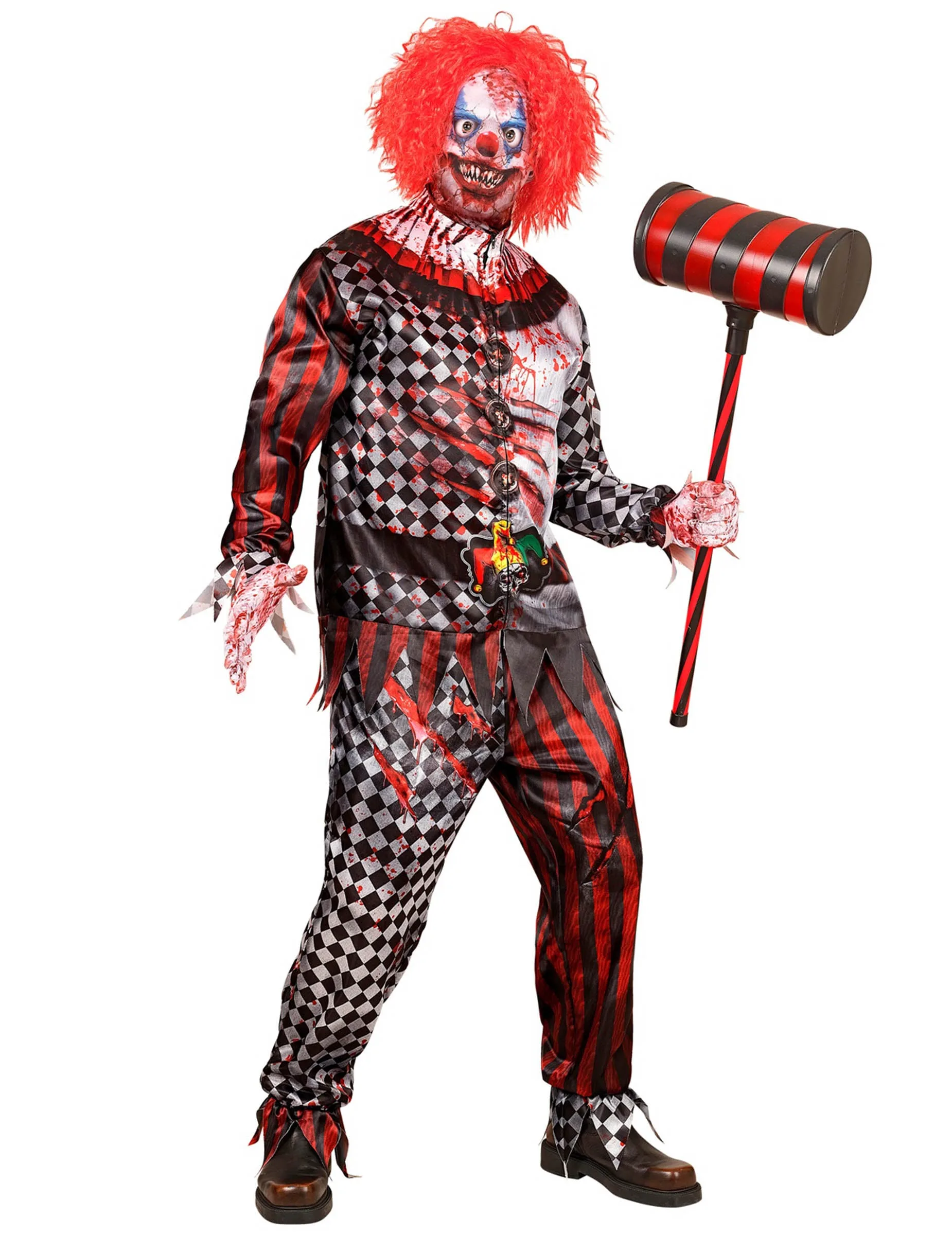 Horror Killerclown Komplettkostüm für Erwachsene - Widmann - FashionsVida