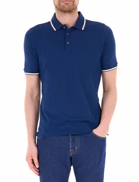 Polo maniche corte BLU 48 - Gran Sasso - FashionsVida