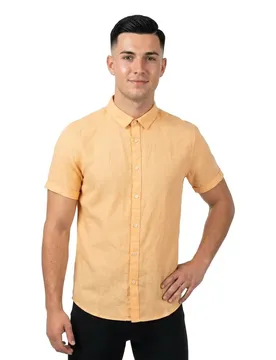 Chemise à Manches Courtes Z1171 Apricot 3XL