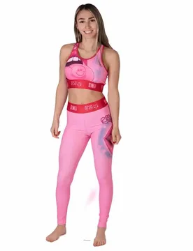 S.w.smiley Hella Good Leggings Pink M Men,Women - OTSO - FashionsVida