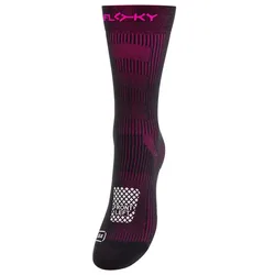 Run Up Crew Socks Black / El.Fuchsia EU 44-47 Men,Women