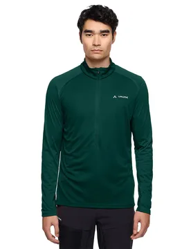 T-shirt à Manches Longues Avec Demi-zip Larice Light Ii Deep Pond S - VAUDE - FashionsVida
