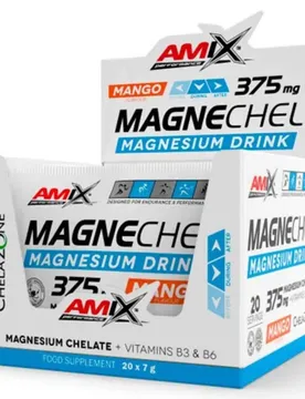 Boîte De Boisson Énergétique Monodose Magnechel® Magnesium Chelate 375mg 20 Unités