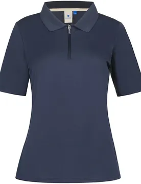 Aerola Damen Poloshirt, blau XXL