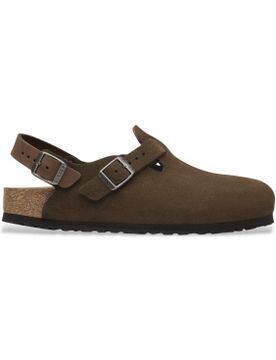 Para hombre. 1032024 Zuecos de Piel Tokio (Ajuste Regular) (40), Plano, Hebilla, Casual