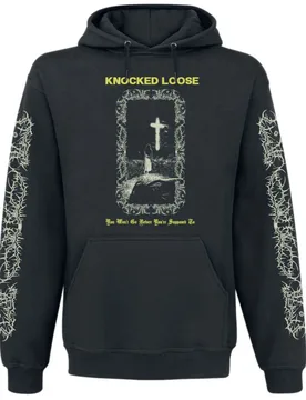 Kapuzenpullover - You won't go before you're supposed to - S bis 3XL - für Männer - Größe XL - schwarz - Lizenziertes Merchandise! - Männer - mal - Knocked Loose - FashionsVida