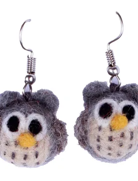 Pachamama Owl Earrings - Pachamama - FashionsVida