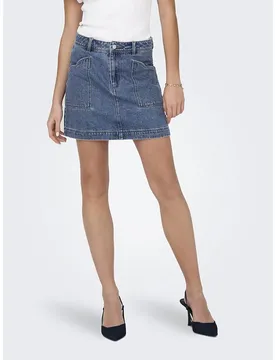 Jupe Courte Mariana Light Blue Denim XL