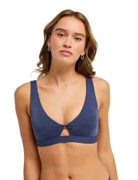 Haut De Bikini Shine Elongated Bralette Mood Indigo XL