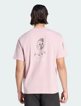T-SHIRT TERREX WANDERER GRAPHIC S Dual Lilac - Adidas - FashionsVida