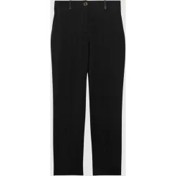 Pantalón recto de mujer con cremallera