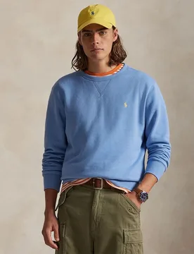 Sudadera de hombre de cuello redondo con caballo bordado - Polo Ralph Lauren - FashionsVida