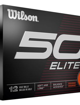 Golfbälle Fifty Elite - 12er Pack, orange
