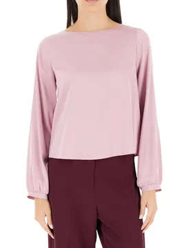Blusa maniche lunghe ROSA MALVA XS - Rinascimento - FashionsVida