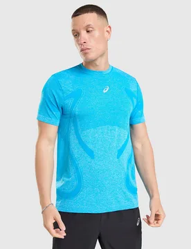 Road Seamless T-Shirt - Herren, Blau - male - Size: S - Asics - FashionsVida