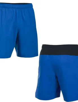 In 1 Launch Blue Shorts - Mens Textile - Size X-Small - Under armour - FashionsVida