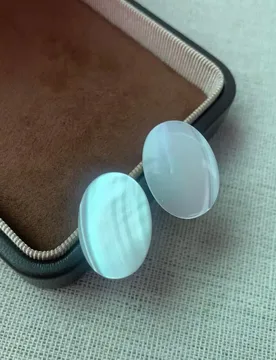 White butterfly shell natural shell stud earrings cat eye strong high sense simple oval temperament earrings popular earrings - Aliexpress - FashionsVida