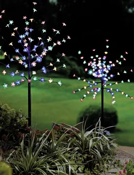 Solarbaum mit LED-Blüten 1,20 m hoch - Gainsborough - FashionsVida
