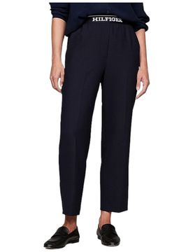 Pantaloni slim blu con elastico WW0WW40502