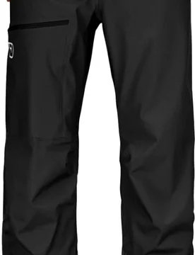 Pantalon de ski de randonnée - 3L Ortler Pants M Black Raven en Laine - Taille XL - Noir - Ortovox - FashionsVida