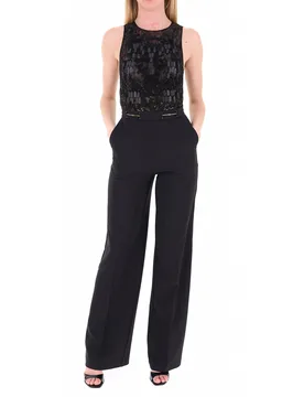 Jumpsuit smanicata NERO 44 - Elisabetta Franchi - FashionsVida