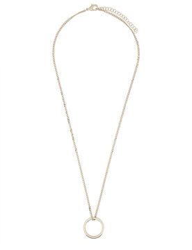 MM6 Minimal Logo Mini Pendant Necklace