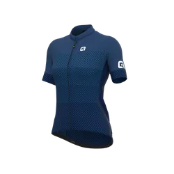 Maglia ciclismo donna SOLID LEVEL blu