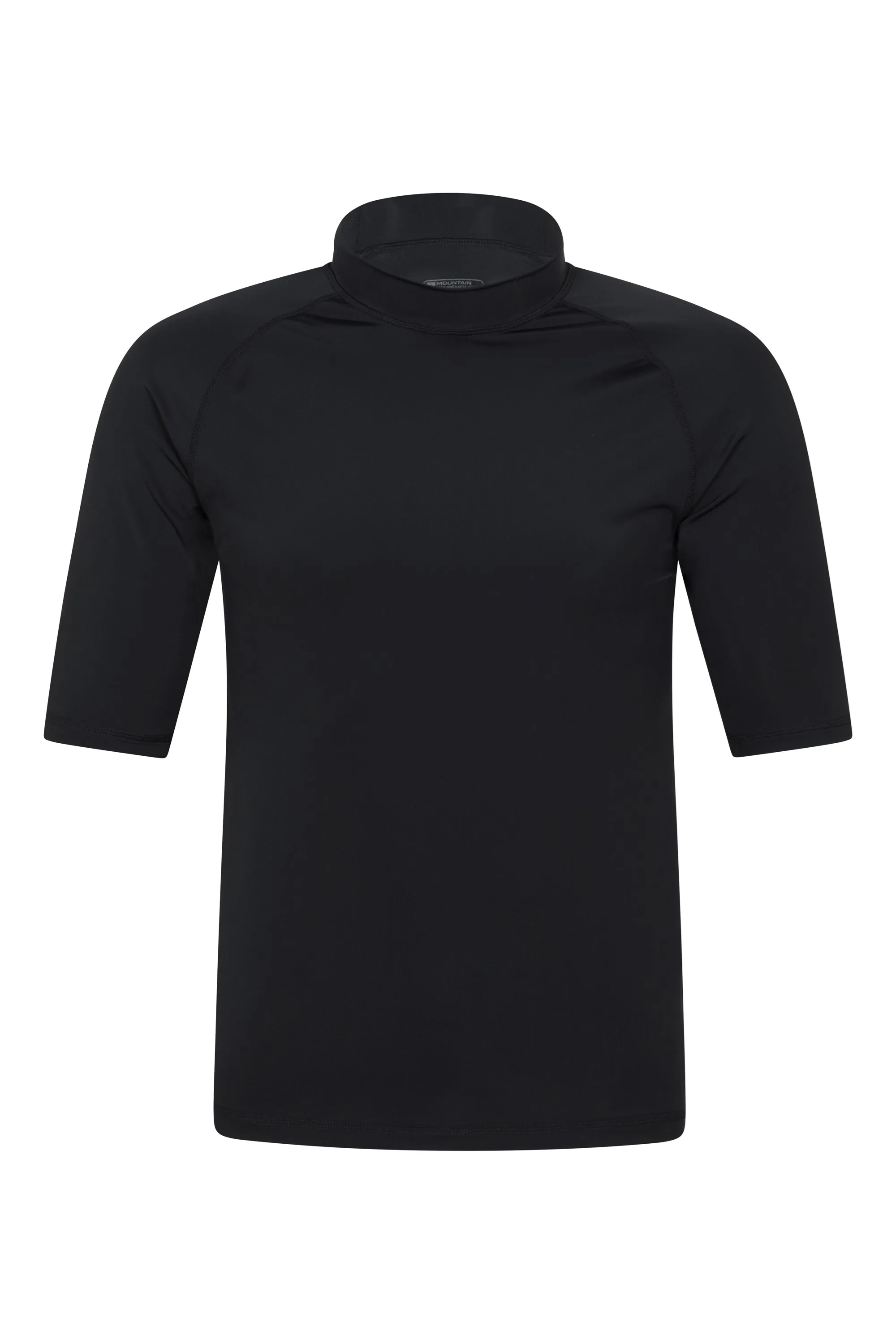 Mens UV Rash Vest - Black - Black - Size: XL - Mountain Warehouse - FashionsVida