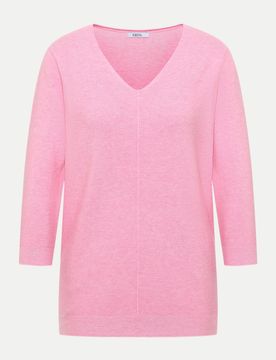 Cecil Strukturpullover Rosa XXL