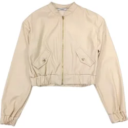 Bomber Beige Ecopelle NAGB191