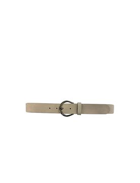 Cinturón de cuero beige 100