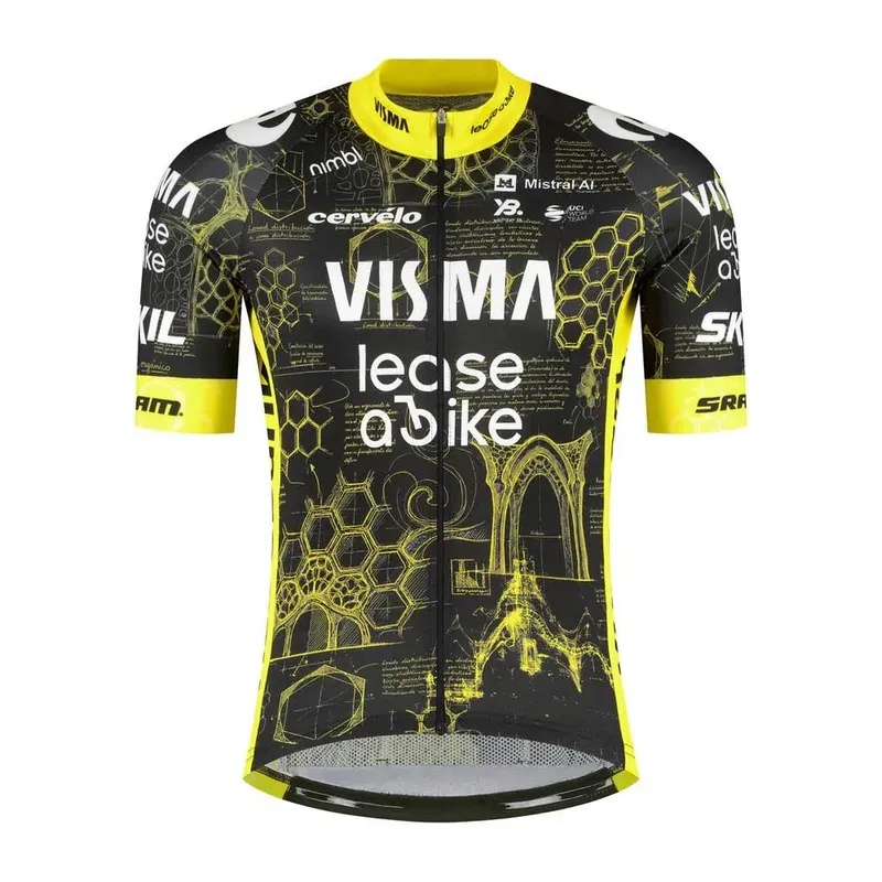 Maglia A Maniche Corte Team Visma Lease A Bike Tdf26 Replica Multicolor