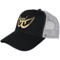 Cappellino Mid Visor Collection Nero Grigio Occhio Oro taglia un