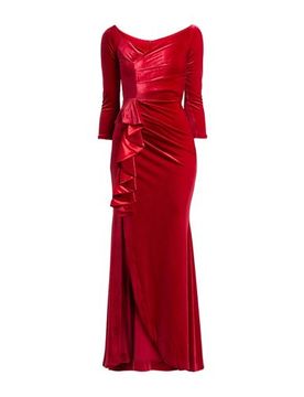 Vestido largo Mujer Rojo 36 Mujer