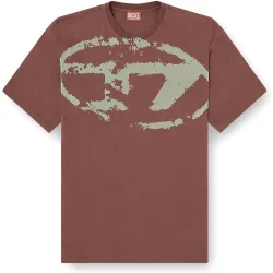 Camiseta de manga corta de hombre con logo frontal