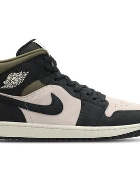 Aj1 Mid Uomo - Sneakers Beige - Taglia 42.5 - Cuoio, Sintetico 42.5 - Jordan - FashionsVida