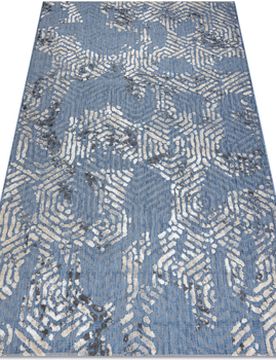 Teppiche Teppich Strukturell Sole D3841 Sechsecke Flach Gew 80x150 Cm 80x150 Cm