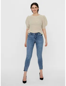 Womens Skinny Jeans In Lght Blue Denim - Size Xs L30 - Vero moda - FashionsVida