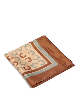 Foulard C-Me In Seta Marrone