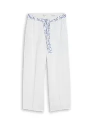 Culotte linen pants female