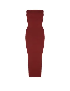Midikleid FATAL rosso scuro L - Wolford - FashionsVida