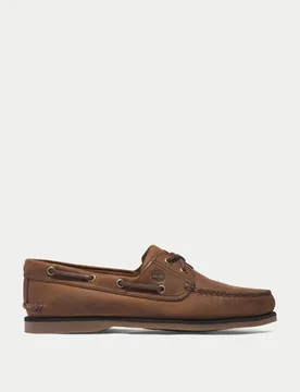 Leather Classic Boat Shoes Brown male - Timberland - FashionsVida