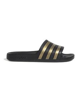 Ciabatte Nere Con Dettagli Oro Adilette Aqua 44⅔ - Adidas - FashionsVida