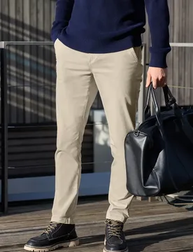 Street One Klassische Chino male Beige - Street One MEN - FashionsVida