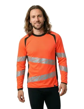Sweat-shirt Accelerate Safe 19084 Hi-Vis Red / Dark Anthracite XS - MASCOT - FashionsVida