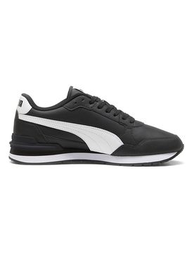 Sneakers nere in pelle con logo bianco ST Runner v4 L 45