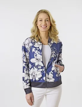 Blouson "Bibbi" blau-weiß - Amelie di Santi - FashionsVida