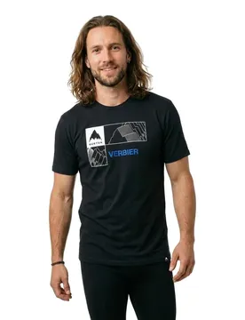 T-shirt à Manches Courtes Local Verbier True Black S