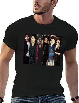 Kim Bum Vertical collage T-Shirt t shirt man plain man t shirts cotton t shirt man designer T-shirt - Aliexpress - FashionsVida